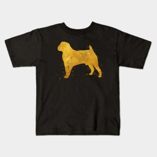 Boerboel dog golden art Kids T-Shirt